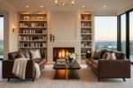 Jude Mid-Century Modern Leather Sofa Collection - Image 3