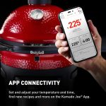 Kamado Joe Konnected Joe 18-Inch Digital Charcoal Grill and Smoker with Cart - Image 4