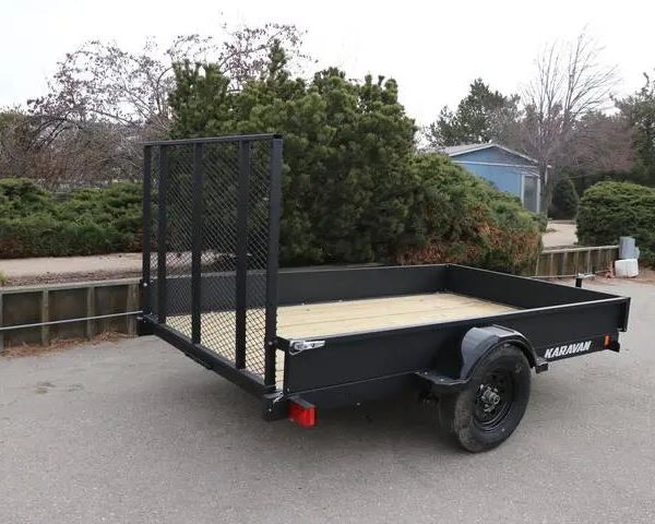 Karavan Modular 5 X 10 Utility Trailer with 18″ Side Wall Kit - Prioka