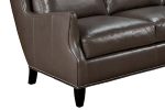 Kenilworth 84 Inch Wingback Leather Sofa - Image 7