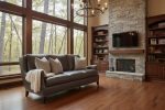 Kenilworth 84 Inch Wingback Leather Sofa - Image 5