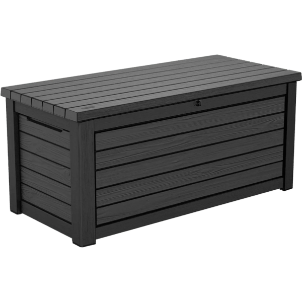 Keter Northwood 22 Cu. Ft. Outdoor Storage Deck Box, Graphite - Prioka