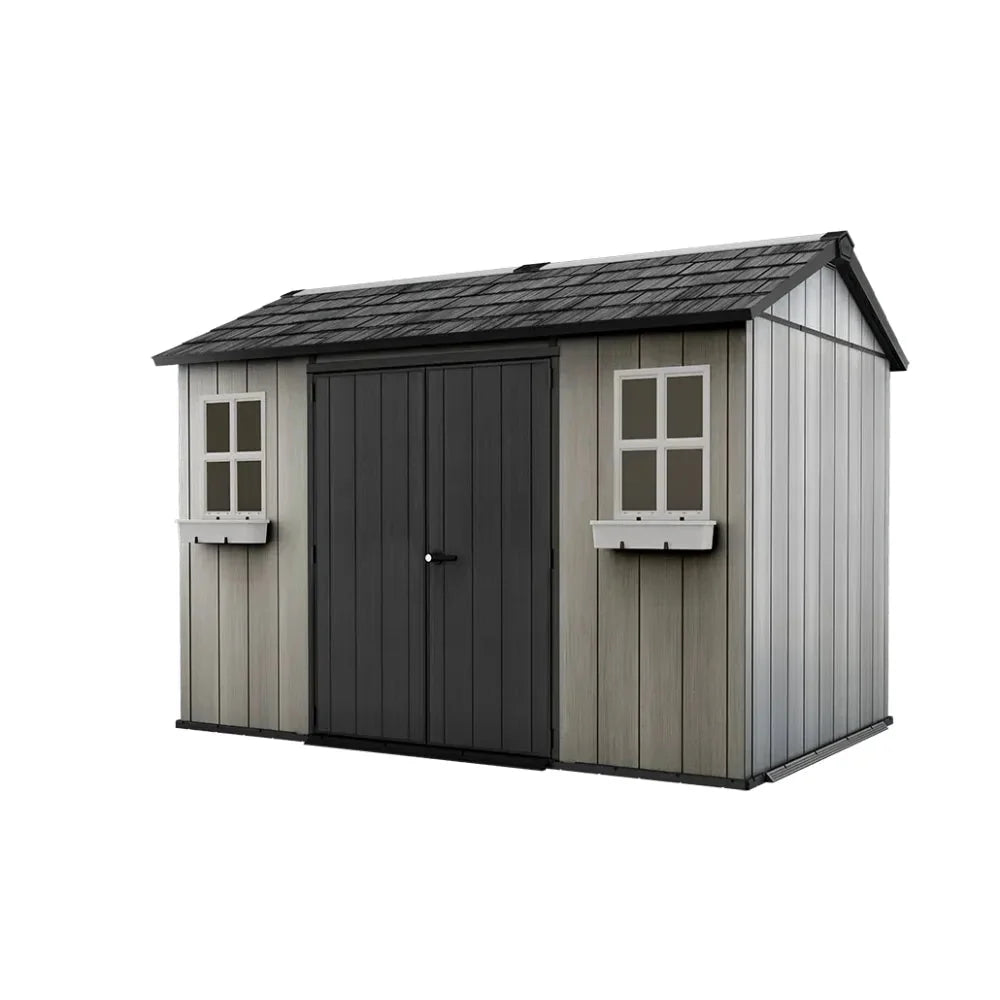 keter-oakland-1175-ft-grey-resin-outdoor-storage-shed-5937428 Keter Oakland 11×7.5 ft Grey Resin Outdoor Storage Shed - Prioka