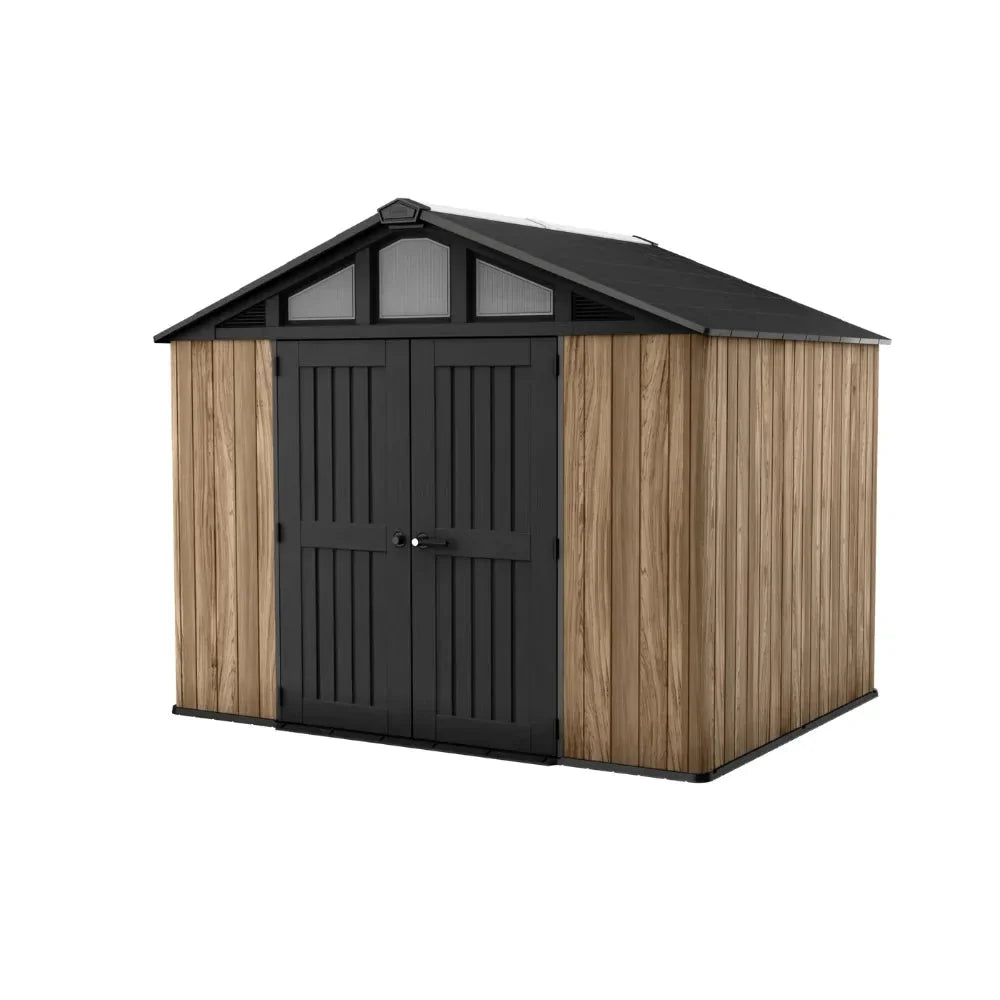 keter-stronghold-resin-storage-shed-graphite-108-feet-5806290 Keter Stronghold Resin Storage Shed, Graphite, 10×8 Feet - Prioka