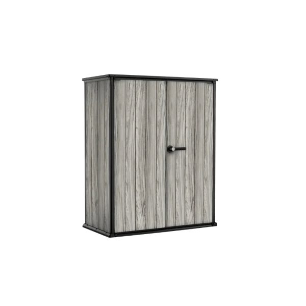 Keter Vertical Storage Shed Storm Grey - Prioka