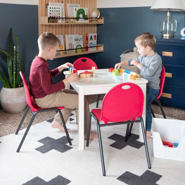 Kid's Stacking Chairs-4 Pack - Prioka