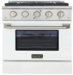Kucht Professional 30-Inch 4.2 cu. ft. Gas Range with Convection Oven in Titanium - Image 3