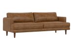Lennox Leather Sofa – Brown - Image 6