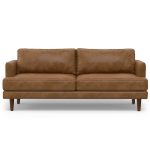 Lennox Leather Sofa – Brown - Image 7