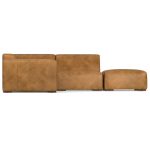Lennox Leather Sofa with Ottoman – Sienna - Image 6