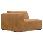 Lennox Leather Sofa with Ottoman – Sienna - Image 5