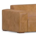 Lennox Leather Sofa with Ottoman – Sienna - Image 4