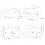 Lennox Leather Sofa with Ottoman – Sienna - Image 9