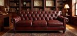 Leopold Leather Sofa - Image 3