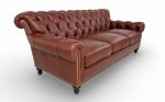 Leopold Leather Sofa - Image 2