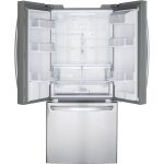 LG LFDS22520S 22 Cu. Ft. Stainless French Door Refrigerator - Image 4