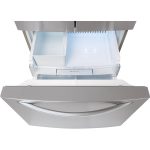 LG LFDS22520S 22 Cu. Ft. Stainless French Door Refrigerator - Image 2