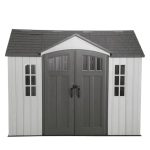 Lifetime 10 ft. x 8 ft. Outdoor Storage Shed, Gray - Prioka