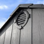 Lifetime 15 ft. x 8 ft. Dual Entry Outdoor Storage Shed, Gray - Image 2