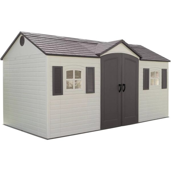 Lifetime 15 ft x 8 ft Garden Shed - Prioka