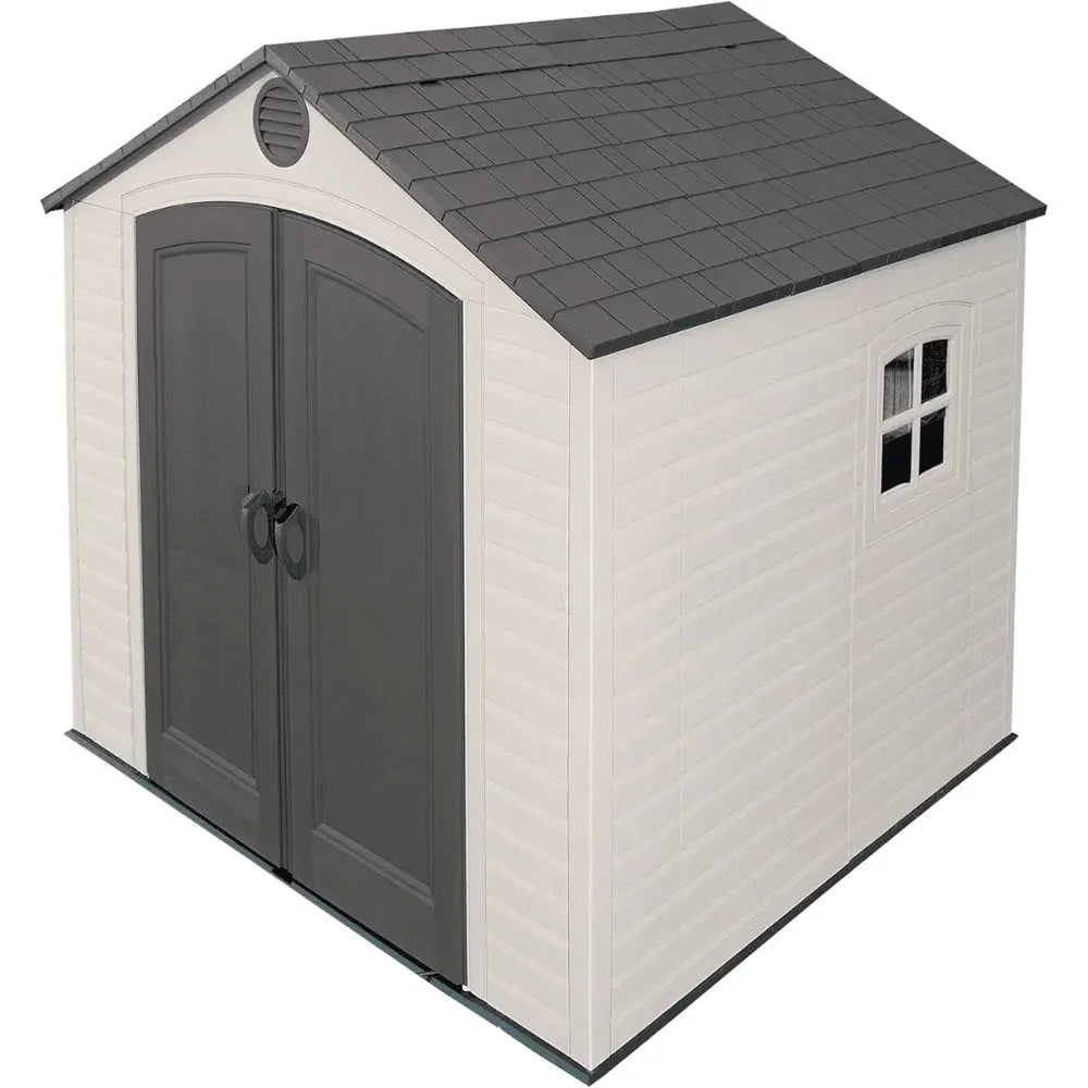 lifetime-8-ft-x-75-ft-rough-cut-outdoor-storage-shed-light-brown-1871642 Lifetime 8 ft. x 7.5 ft. Rough Cut Outdoor Storage Shed, Light Brown - Prioka