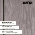 Lifetime 8 ft. x 7.5 ft. Rough Cut Outdoor Storage Shed, Light Brown - Image 4