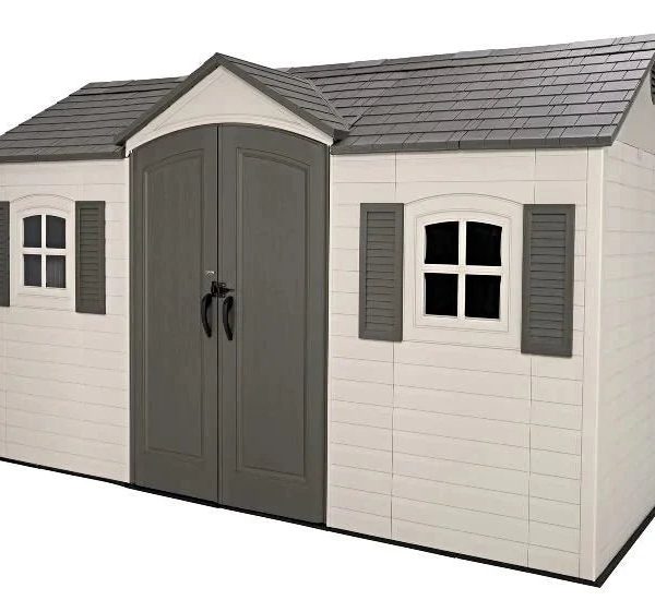 Lifetime Legacy 15×8 Plastic Storage Shed Kit w/ Floors - Prioka