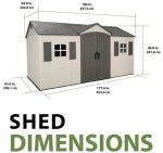 Lifetime Legacy 15×8 Plastic Storage Shed Kit w/ Floors - Image 3