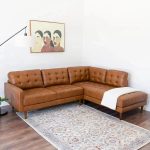 Lucco Top-Grain Leather Sectional - Prioka