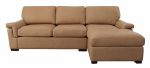 Lusso Leather Sofa With Chaise - Prioka
