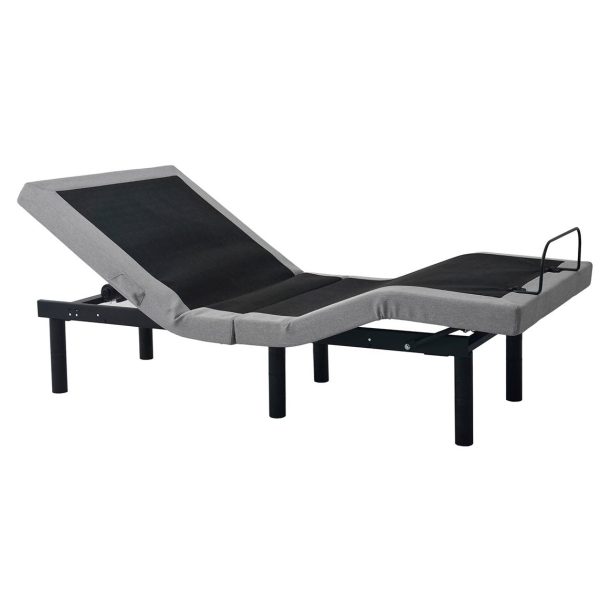 Malouf Structures™ M555 Smart Adjustable Bed Base – 5 Preset Positions including Zero Gravity, Advanced Vibrational Massage, and Bluetooth App Control - Floor Model - Prioka