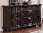 McFerran Home Furnishing B367 Brown Wood Bedroom Set - Image 4