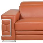 Monaco Leather Sofa – Camel - Image 3