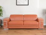 Monaco Leather Sofa – Camel