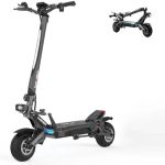 NANROBOT Electric Scooter Adults 50mph Dual Motor Electric Scooter with Suspension 80Miles Range Fast Sports Escooters Folding 10″ Off Road Tires 330LBS Max Loads Complies with UL2272 Certification - Prioka