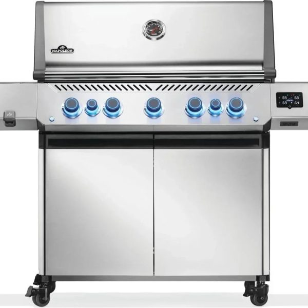 Napoleon Prestige 665 Connected, Gas Grills with Infrared Side and Rear Burner - Prioka