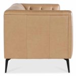 Nicolla Leather Sofa Light Brown - Image 4
