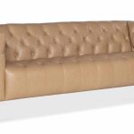 Nicolla Leather Sofa Light Brown