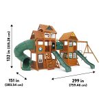 Paramount Wooden Swing Set / Playset - Image 14