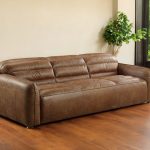 Phillips Leather Sofa – Dark Brown