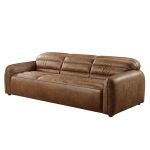 Phillips Leather Sofa – Dark Brown - Image 5