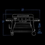 Pit Boss 4-Burner Ultimate Lift-Off Griddle – Versatile and Powerful Outdoor Cooking - Image 7