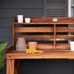 Potting Table/Bench/Serving Bar - Acacia Wood - Image 15
