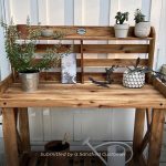 Potting Table/Bench/Serving Bar - Acacia Wood - Image 20