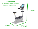 Precor UBK885 Upright Bike - Image 3