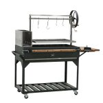 Premium Argentine/Santa Maria BBQ Grill with Wood Fire and Charcoal Grill - Image 3