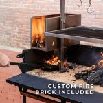 Premium Argentine/Santa Maria BBQ Grill with Wood Fire and Charcoal Grill - Image 5
