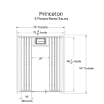 Princeton 6 Person Barrel Sauna - Image 10