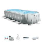 Prism Frame™ 20′ x 10′ x 48″ Oval Above Ground Pool Sets - Prioka