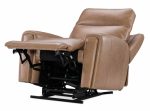 Raze Leather Power Lift Recliner With Articulating Headrest And Lumbar In Light Brown - Image 13